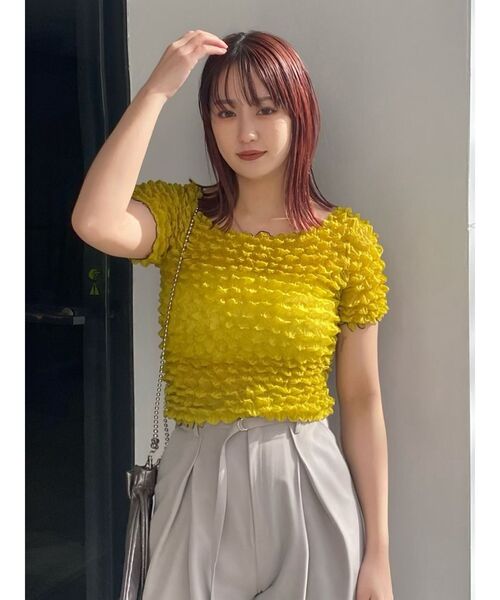 MURUA（ムルーア）の「アニヴェントップス（シャツ/ブラウス・レディース・ブラック/レッド/マスタード/アイボリー・FREE）」の18枚目の写真