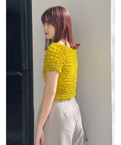 MURUA（ムルーア）の「アニヴェントップス（シャツ/ブラウス・レディース・ブラック/レッド/マスタード/アイボリー・FREE）」の17枚目の写真