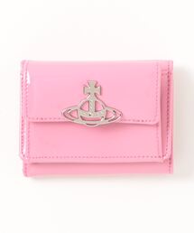 【PALL】52010013-L001O-LASHINY PATENT SMALL FLAP PURSE
