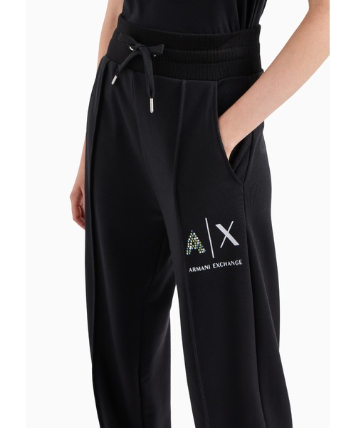 【A|X アルマーニ エクスチェンジ】AXロゴ　スウェットジョガーパンツ スウェットパンツ