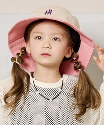 BIG FIELD | バイカラーバケットハット（kids/52-54cm,56-58cm）(ハット)