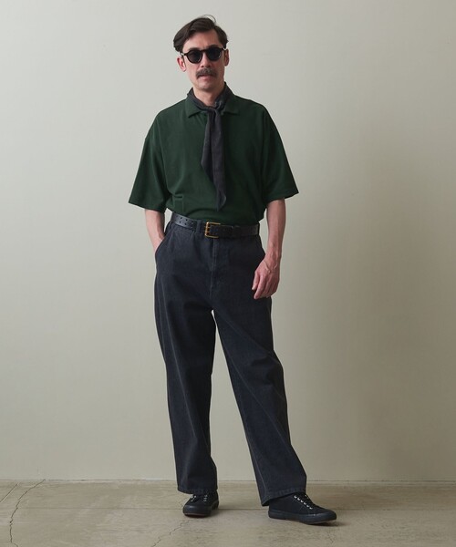 STEVEN ALAN 鹿の子 オーバーサイズ ポロシャツ スティーブンアラン Steven Alan（スティーブンアラン）の「＜Steven Alan＞ 80
