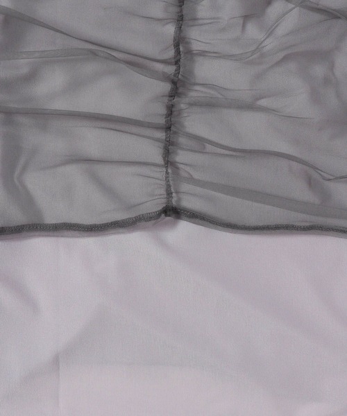 LOWRYS FARM(ローリーズファーム)の「【セットアイテム】2PシャーリングLS 103918(シャツ/ブラウス・レディース・グレー/アイボリー/ピンク・FREE)」の4枚目の写真