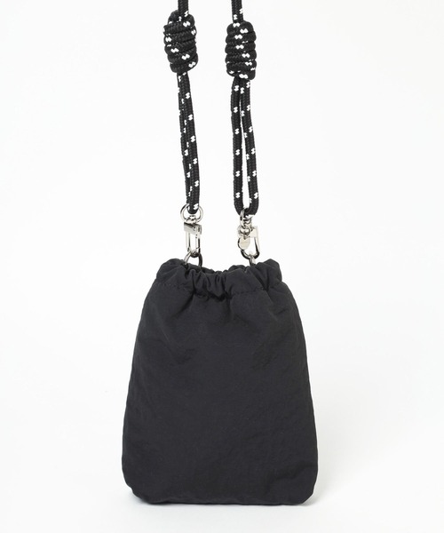 niko and...(ニコアンド)の「オリジナルビジュー巾着ショルダーバッグ(ショルダーバッグ・レディース・ピンク/ブラック/アイボリー/シルバー/チャコール/イエロー・0)」の19枚目の写真