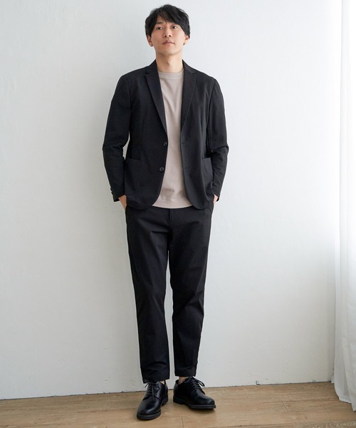 IKKA LOUNGE(イッカラウンジ)の「【雑誌MonoMax4月号掲載】GOKU楽ワーク 速乾鹿の子パンツ【セットアップ対応】(その他パンツ・メンズ・ブラック/ネイビー/ベージュ・S/M/L/XL)」の5枚目の写真