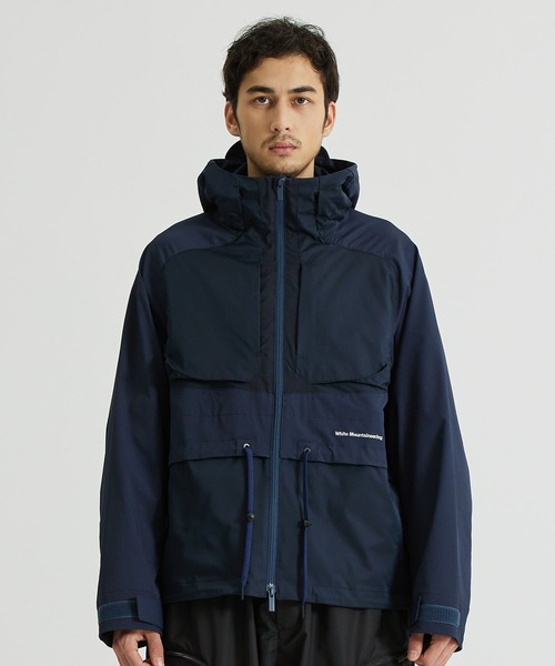WHITE MOUNTAINEERING(ホワイトマウンテニアリング)の「【White Mountaineering/ ホワイトマウンテニアリング】STRETCH MOUNTAIN PARKA/ストレッチマウンテンパーカー(マウンテンパーカー・メンズ・ネイビー・2/1/000)」の5枚目の写真