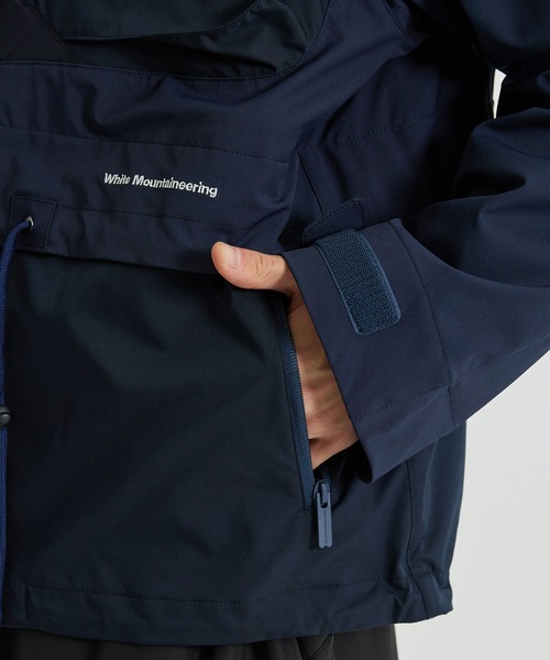WHITE MOUNTAINEERING(ホワイトマウンテニアリング)の「【White Mountaineering/ ホワイトマウンテニアリング】STRETCH MOUNTAIN PARKA/ストレッチマウンテンパーカー(マウンテンパーカー・メンズ・ネイビー・2/1/000)」の12枚目の写真