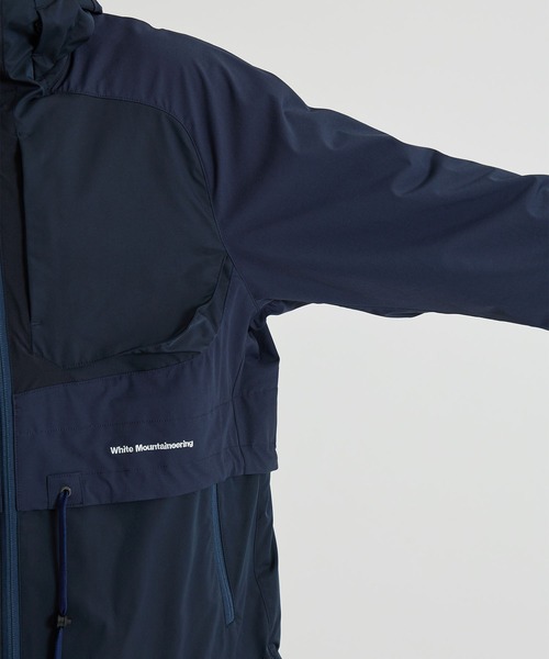 WHITE MOUNTAINEERING(ホワイトマウンテニアリング)の「【White Mountaineering/ ホワイトマウンテニアリング】STRETCH MOUNTAIN PARKA/ストレッチマウンテンパーカー(マウンテンパーカー・メンズ・ネイビー・2/1/000)」の13枚目の写真