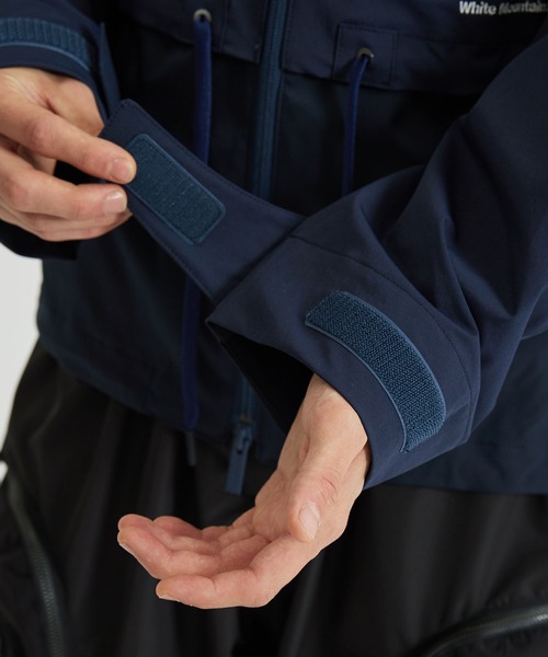 WHITE MOUNTAINEERING(ホワイトマウンテニアリング)の「【White Mountaineering/ ホワイトマウンテニアリング】STRETCH MOUNTAIN PARKA/ストレッチマウンテンパーカー(マウンテンパーカー・メンズ・ネイビー・2/1/000)」の14枚目の写真