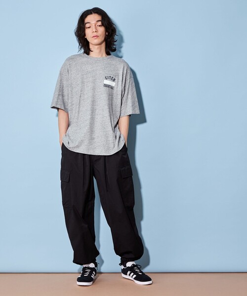 CITEN（シテン）の「＜CITEN＞ネーム プリント ロゴ Tシャツ（Tシャツ/カットソー・メンズ・グレー・S/L/M）」の3枚目の写真