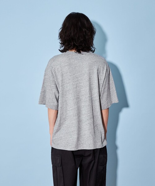 CITEN（シテン）の「＜CITEN＞ネーム プリント ロゴ Tシャツ（Tシャツ/カットソー・メンズ・グレー・S/L/M）」の9枚目の写真
