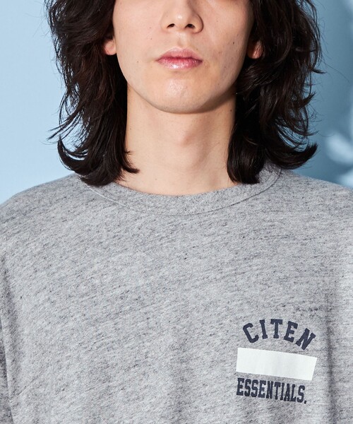 CITEN（シテン）の「＜CITEN＞ネーム プリント ロゴ Tシャツ（Tシャツ/カットソー・メンズ・グレー・S/L/M）」の10枚目の写真