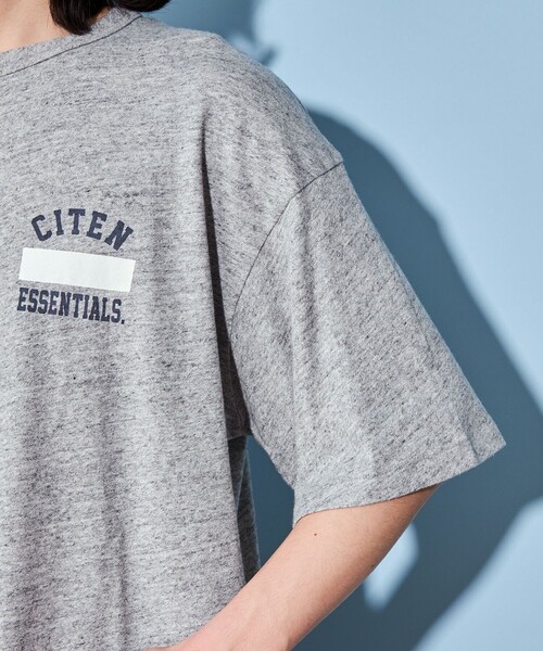 CITEN（シテン）の「＜CITEN＞ネーム プリント ロゴ Tシャツ（Tシャツ/カットソー・メンズ・グレー・S/L/M）」の11枚目の写真