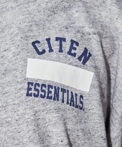 CITEN（シテン）の「＜CITEN＞ネーム プリント ロゴ Tシャツ（Tシャツ/カットソー・メンズ・グレー・S/L/M）」の13枚目の写真