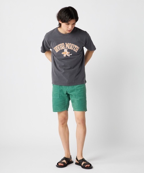Ocean Pacific(オーシャンパシフィック)の「【OP/オーピー】半袖ヴィンテージ風プリントTシャツ ウォッシュ加工(Tシャツ/カットソー・メンズ・ホワイト/ミント/チャコール・LARGE/X-LARGE/MEDIUM)」の4枚目の写真