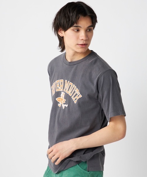 Ocean Pacific(オーシャンパシフィック)の「【OP/オーピー】半袖ヴィンテージ風プリントTシャツ ウォッシュ加工(Tシャツ/カットソー・メンズ・ホワイト/ミント/チャコール・LARGE/X-LARGE/MEDIUM)」の6枚目の写真