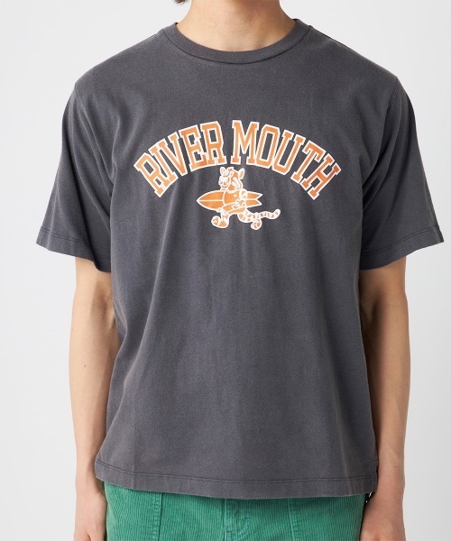 Ocean Pacific(オーシャンパシフィック)の「【OP/オーピー】半袖ヴィンテージ風プリントTシャツ ウォッシュ加工(Tシャツ/カットソー・メンズ・ホワイト/ミント/チャコール・LARGE/X-LARGE/MEDIUM)」の7枚目の写真