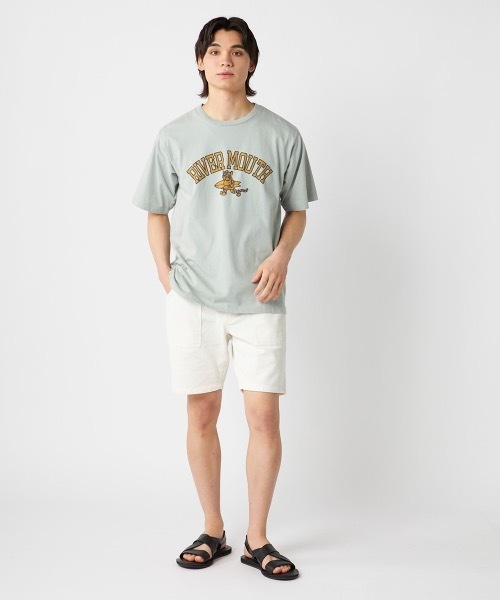 Ocean Pacific(オーシャンパシフィック)の「【OP/オーピー】半袖ヴィンテージ風プリントTシャツ ウォッシュ加工(Tシャツ/カットソー・メンズ・ホワイト/ミント/チャコール・LARGE/X-LARGE/MEDIUM)」の12枚目の写真