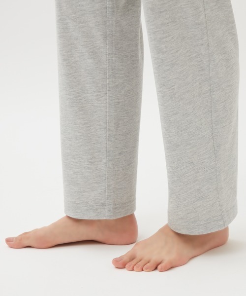 COMME CI COMME CA（コムシコムサ）の「COMME CI COMME CA/コムシコムサ　ルームウェア 長袖長パンツ 天竺ボーダー（ルームウェア/パジャマ・レディース・オレンジ/チャコールグレー・MEDIUM/LARGE/X-LARGE）」の10枚目の写真