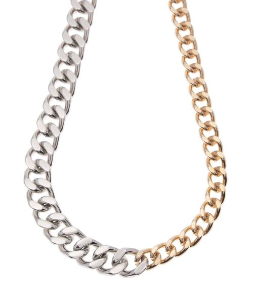 jouetie（ジュエティ）の「コンビネーションチェーンチョーカー（チョーカー・レディース・シルバー/ゴールド・FREE）」の7枚目の写真