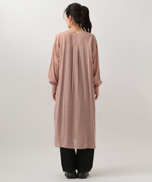 【完売必至】グッチ■シアーシャツワンピース ウエストタイ セール】【選べる着丈】シアーシャツワンピース（ワンピース