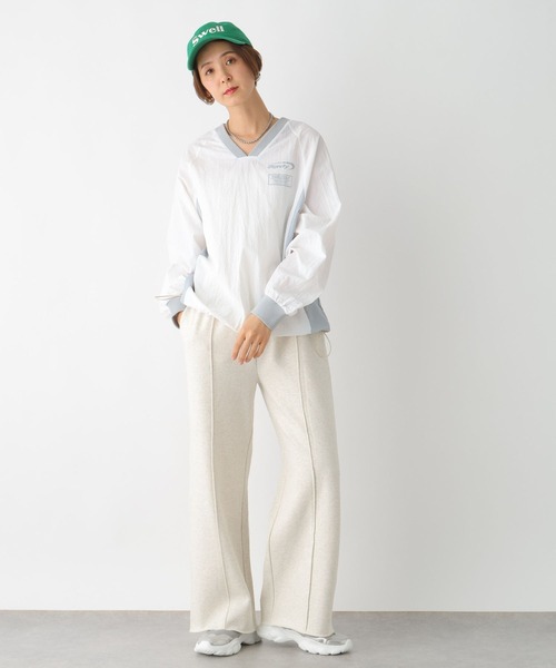 LEPSIM（レプシィム）の「ナイロンロゴトップス　107116（Tシャツ/カットソー・レディース・オフホワイト/ブラック・FREE）」の9枚目の写真