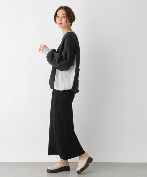 LEPSIM（レプシィム）の「ナイロンロゴトップス　107116（Tシャツ/カットソー・レディース・オフホワイト/ブラック・FREE）」の16枚目の写真