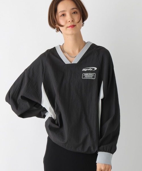 LEPSIM（レプシィム）の「ナイロンロゴトップス　107116（Tシャツ/カットソー・レディース・オフホワイト/ブラック・FREE）」の17枚目の写真