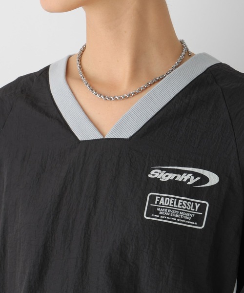 LEPSIM（レプシィム）の「ナイロンロゴトップス　107116（Tシャツ/カットソー・レディース・オフホワイト/ブラック・FREE）」の22枚目の写真