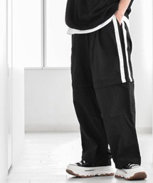 Ritzy（リッツィー）の「ナイロンワッシャー ライン入り2WAYパンツ レディース メンズ（その他パンツ）」