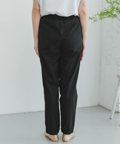 ITEMS URBANRESEARCH（アイテムズ アーバンリサーチ）の「リネン混イージーパンツ（その他パンツ・レディース・ブラック/グレー/グリーン・MEDIUM/SMALL）」の14枚目の写真