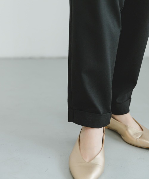 ITEMS URBANRESEARCH（アイテムズ アーバンリサーチ）の「リネン混イージーパンツ（その他パンツ・レディース・ブラック/グレー/グリーン・MEDIUM/SMALL）」の5枚目の写真