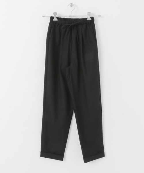 ITEMS URBANRESEARCH（アイテムズ アーバンリサーチ）の「リネン混イージーパンツ（その他パンツ・レディース・ブラック/グレー/グリーン・MEDIUM/SMALL）」の7枚目の写真