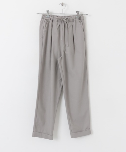 ITEMS URBANRESEARCH（アイテムズ アーバンリサーチ）の「リネン混イージーパンツ（その他パンツ・レディース・ブラック/グレー/グリーン・MEDIUM/SMALL）」の8枚目の写真