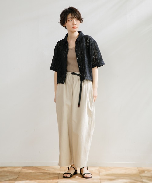AMERICAN RAG CIE(アメリカンラグシー)の「【日本限定】GRAMICCI COTTON BALLOON PANT(その他パンツ・レディース・ブルー/ブラック/ベージュ・S/M/L)」の16枚目の写真