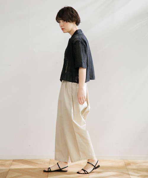 AMERICAN RAG CIE(アメリカンラグシー)の「【日本限定】GRAMICCI COTTON BALLOON PANT(その他パンツ・レディース・ブルー/ブラック/ベージュ・S/M/L)」の15枚目の写真