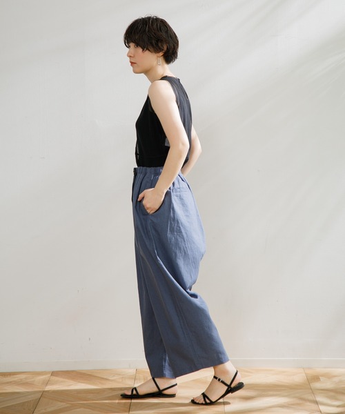 AMERICAN RAG CIE(アメリカンラグシー)の「【日本限定】GRAMICCI COTTON BALLOON PANT(その他パンツ・レディース・ブルー/ブラック/ベージュ・S/M/L)」の5枚目の写真