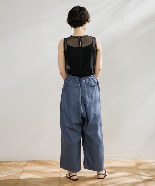 AMERICAN RAG CIE(アメリカンラグシー)の「【日本限定】GRAMICCI COTTON BALLOON PANT(その他パンツ・レディース・ブルー/ブラック/ベージュ・S/M/L)」の4枚目の写真