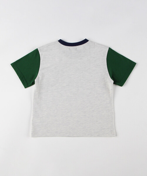 COMME CA ISM(コムサイズム)の「半袖ロゴTシャツ(Tシャツ/カットソー・キッズ・グレイッシュベージュ/サックスブルー/ブラック/ピンク/オートミール・110cm/100cm/150cm/140cm/130cm/120cm)」の14枚目の写真