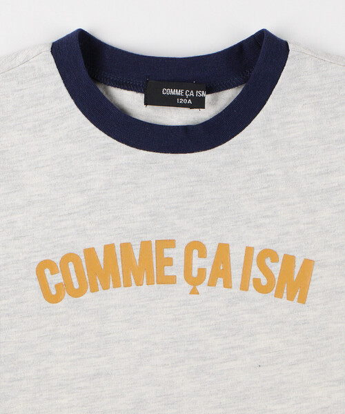 COMME CA ISM(コムサイズム)の「半袖ロゴTシャツ(Tシャツ/カットソー・キッズ・グレイッシュベージュ/サックスブルー/ブラック/ピンク/オートミール・110cm/100cm/150cm/140cm/130cm/120cm)」の13枚目の写真