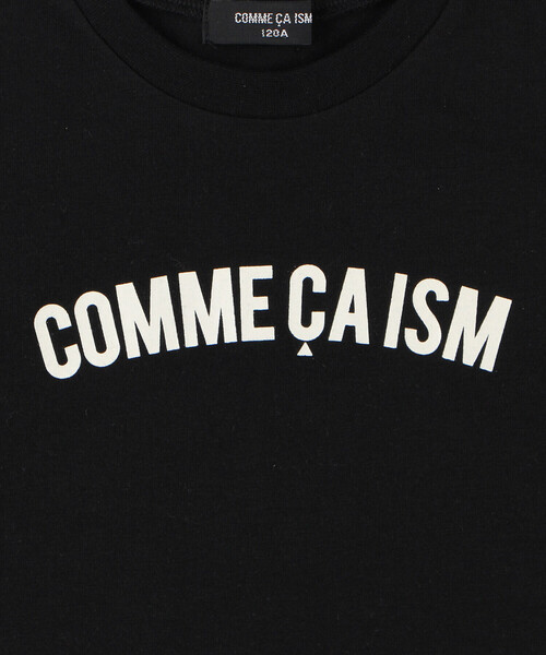 COMME CA ISM(コムサイズム)の「半袖ロゴTシャツ(Tシャツ/カットソー・キッズ・グレイッシュベージュ/サックスブルー/ブラック/ピンク/オートミール・110cm/100cm/150cm/140cm/130cm/120cm)」の10枚目の写真