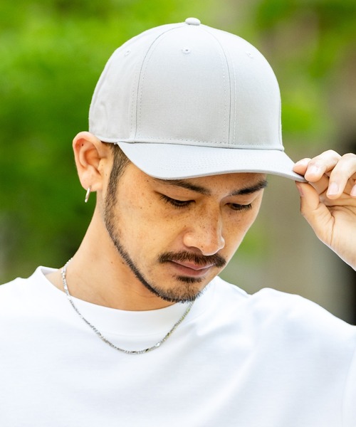 newhattan（ニューハッタン）の「NEWHATTAN ニューハッタン Snapback Baseball Cap twill ツイルスナップバックベースボールキャップ（キャップ・メンズ・チャコール/ネイビー/ホワイト/ブラック/カーキ/オリーブ/ダークグリーン/グレー・FREE）」の4枚目の写真