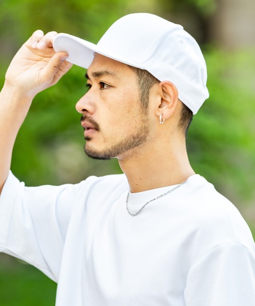 newhattan（ニューハッタン）の「NEWHATTAN ニューハッタン Snapback Baseball Cap twill ツイルスナップバックベースボールキャップ（キャップ・メンズ・チャコール/ネイビー/ホワイト/ブラック/カーキ/オリーブ/ダークグリーン/グレー・FREE）」の2枚目の写真