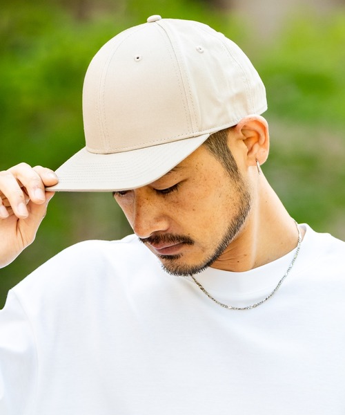 newhattan（ニューハッタン）の「NEWHATTAN ニューハッタン Snapback Baseball Cap twill ツイルスナップバックベースボールキャップ（キャップ・メンズ・チャコール/ネイビー/ホワイト/ブラック/カーキ/オリーブ/ダークグリーン/グレー・FREE）」の7枚目の写真
