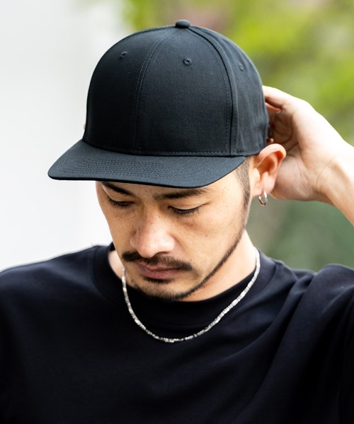 newhattan（ニューハッタン）の「NEWHATTAN ニューハッタン Snapback Baseball Cap twill ツイルスナップバックベースボールキャップ（キャップ・メンズ・チャコール/ネイビー/ホワイト/ブラック/カーキ/オリーブ/ダークグリーン/グレー・FREE）」の3枚目の写真