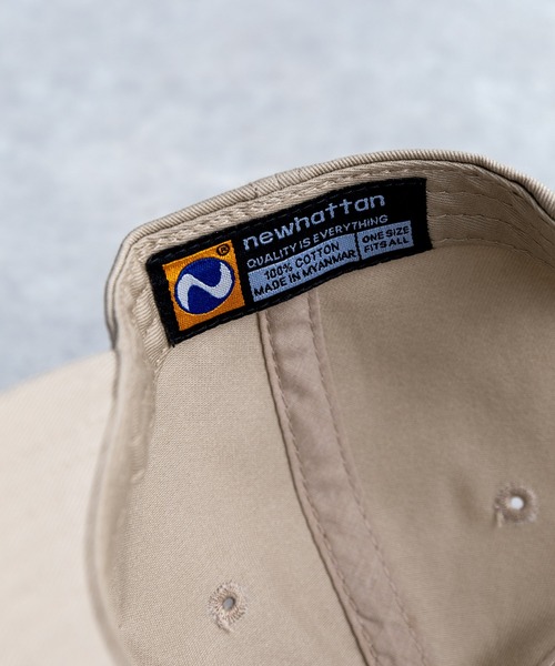 newhattan（ニューハッタン）の「NEWHATTAN ニューハッタン Snapback Baseball Cap twill ツイルスナップバックベースボールキャップ（キャップ・メンズ・チャコール/ネイビー/ホワイト/ブラック/カーキ/オリーブ/ダークグリーン/グレー・FREE）」の14枚目の写真