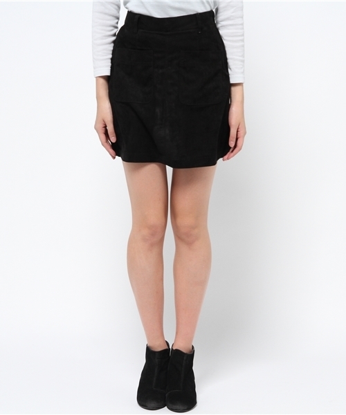 Chico（チコ）の「スエードボックススカート（スカート・レディース・ブラック/キャメル/カーキ・FREE）」の11枚目の写真