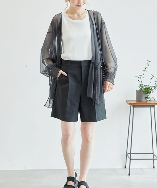 セール】チュールカシュクールカーディガン（カーディガン/ボレロ