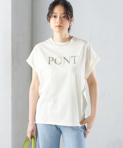 tシャツ セルロースベア天竺カットソー レディース DIESEL (ディーゼル) ロゴプリント クルーネック ロング丈 T