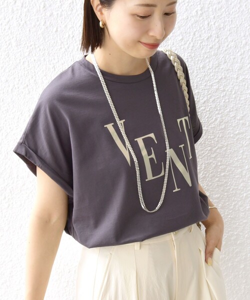 セール】ローズペトール 半袖 プリント TEE（Tシャツ/カットソー